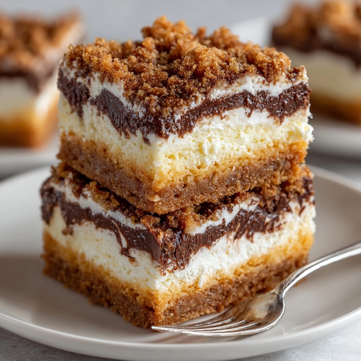 Delicious, golden-brown Silly Cake Gingerbread Cookie Crumble Bars, perfect for sharing with friends and family.