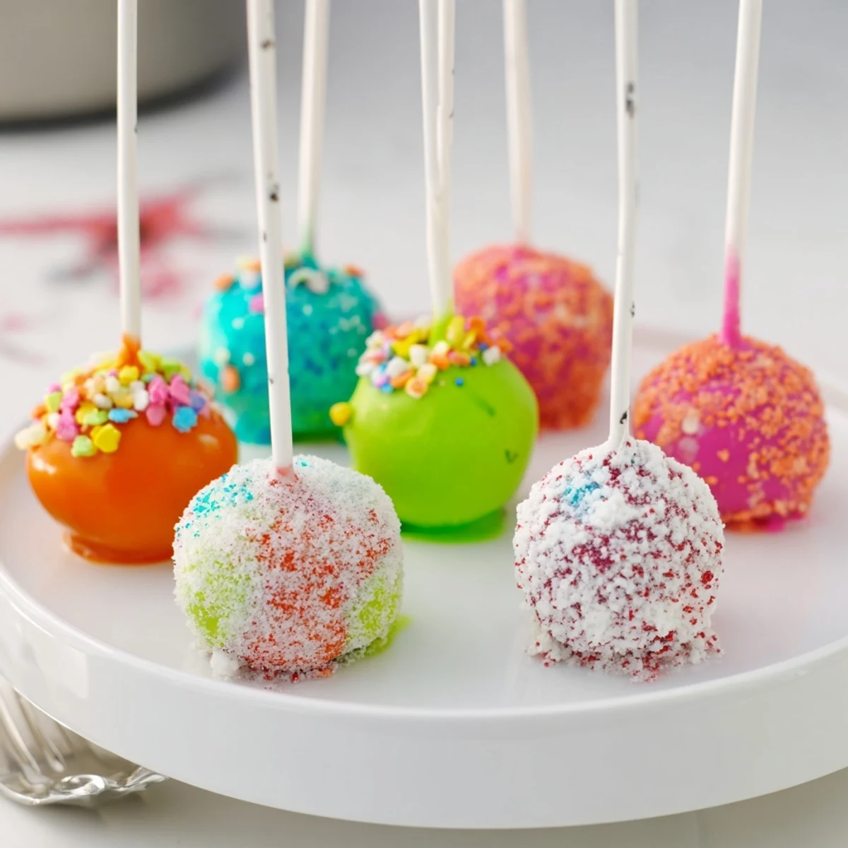 Irresistible Classic Soda Candy Cake Pops ready for festive celebrations and sweet cravings.  