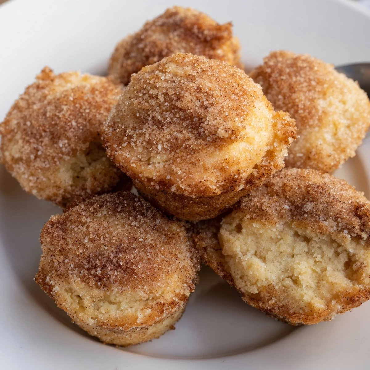 Irresistible churro muffin scone bites, warm and golden, ideal for sharing over coffee.