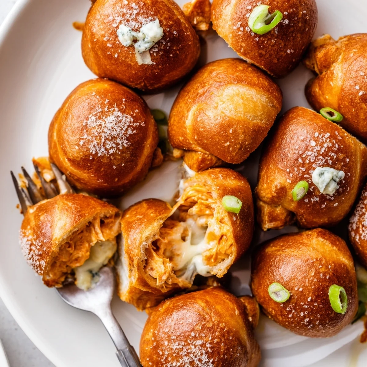 Chaos Buffalo Chicken Pretzel Balls