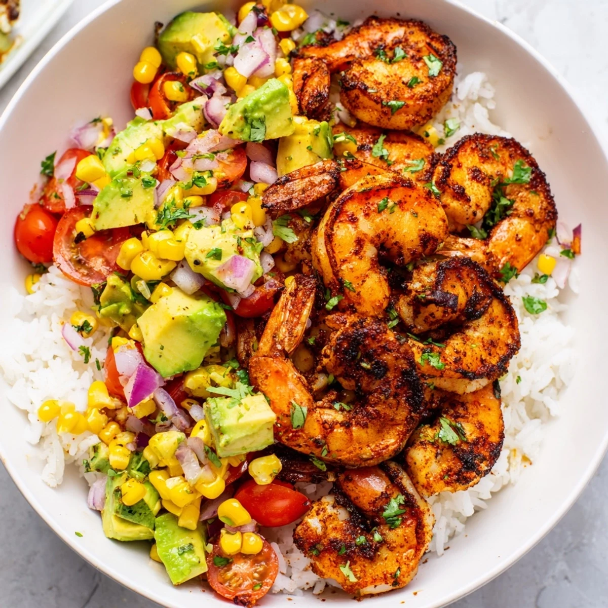 Easy Grilled Shrimp Bowl