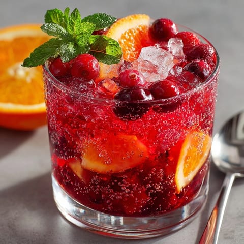 Refreshing Sparkling Cranberry Orange Punch recipe: ruby-red, bubbly, citrusy flavors in every sip.