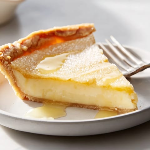 Water Pie Custard Vanilla Crust