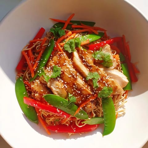 Lemon-Garlic Chicken Stir Fry