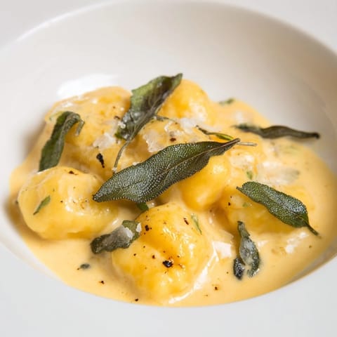 Creamy Pumpkin Sage Gnocchi