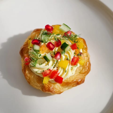 Golden-brown Savory Tartlets, crisp pastry base with creamy cheese filling, perfect appetizers for guests.