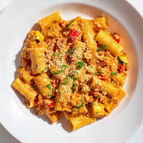 Spicy Vegan Chorizo Pasta