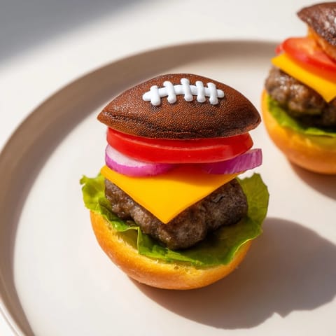 American Football Oval Burgers