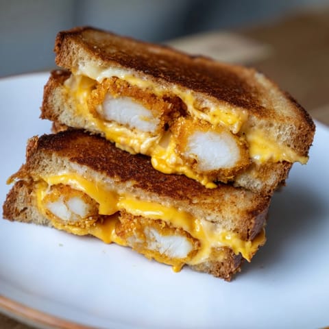 Chicken Nugget Grilled Cheese