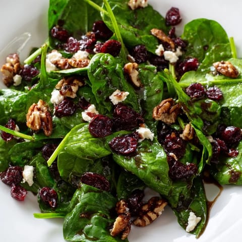 Spinach Goat Cheese Salad