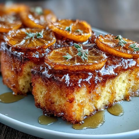 Moist olive oil cake infused with candied oranges and topped with a bright citrus glaze for a fragrant dessert.  