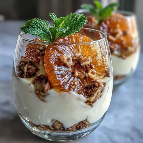 Candied Orange Yogurt Parfait