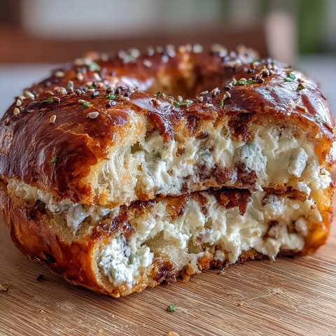 Soft, chewy cottage cheese protein bagels with golden crust, perfect for a high-protein breakfast or healthy snack.