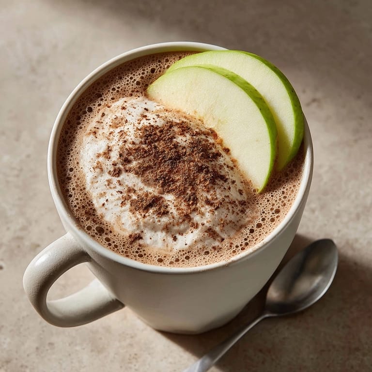 Imagine the perfect balance of flavors in this Rebel Float Cinnamon-Apple Cocoa, a treat of cocoa and spice.