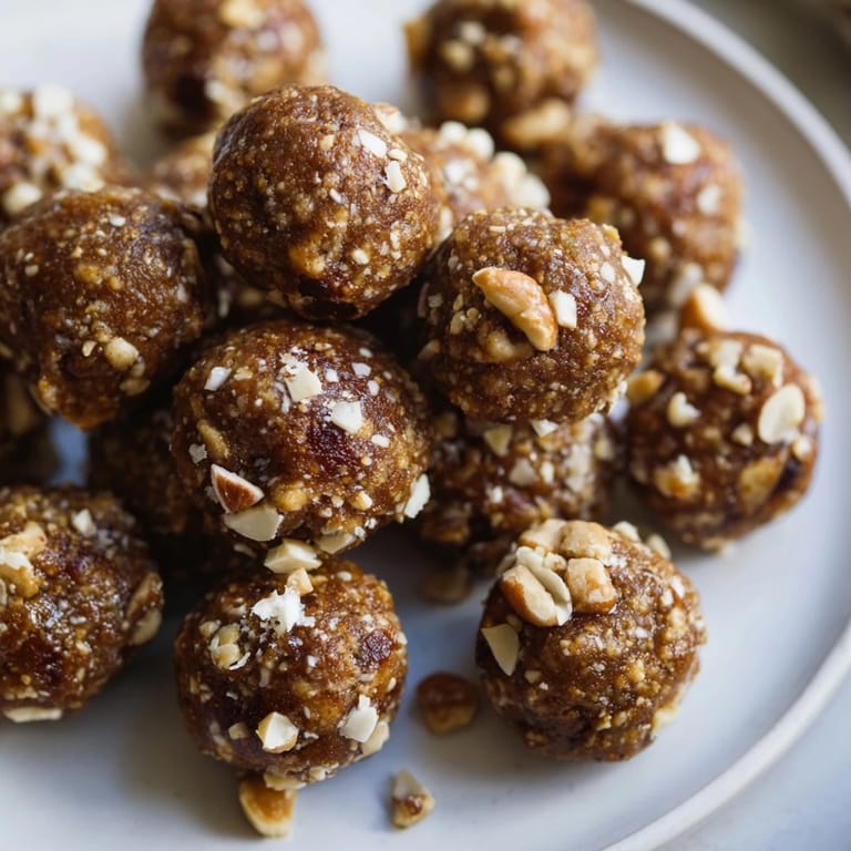 Creamy no-bake macadamia dessert bites, perfect for a festive Thanksgiving treat.