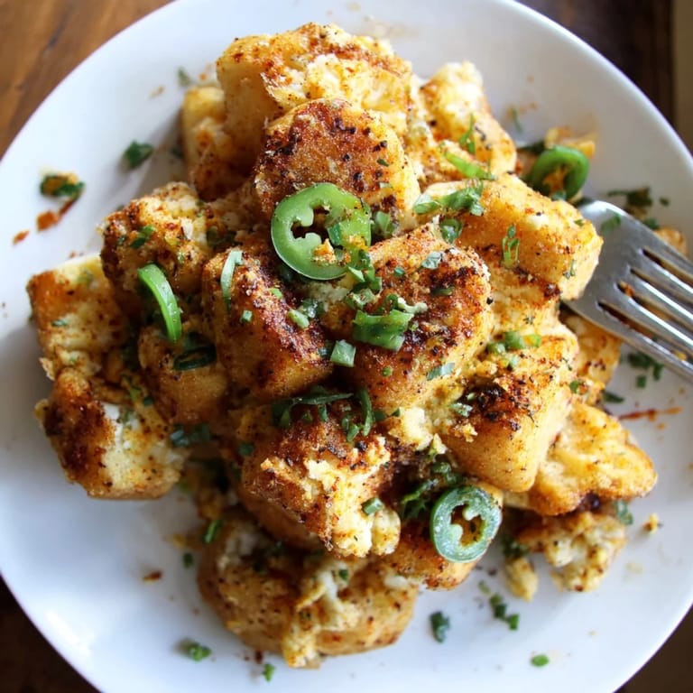 Delicious pull-apart Spicy Ranch Monkey Bread Waffles, golden and cheesy for brunch.  