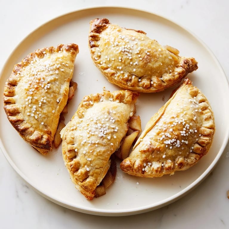 Flaky, freshly baked Mitten Shaped Hand Pies, showcasing sweet apple filling; a cozy winter dessert.
