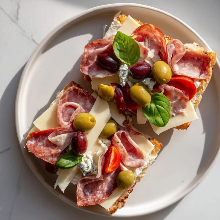 Shareable The Rustic Raft appetizer with a vibrant assortment of fresh ingredients ready to be enjoyed.