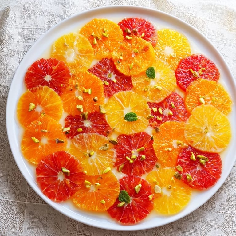 See the visually stunning clockwork orange appetizer with a circular citrus and cheese display for guests.